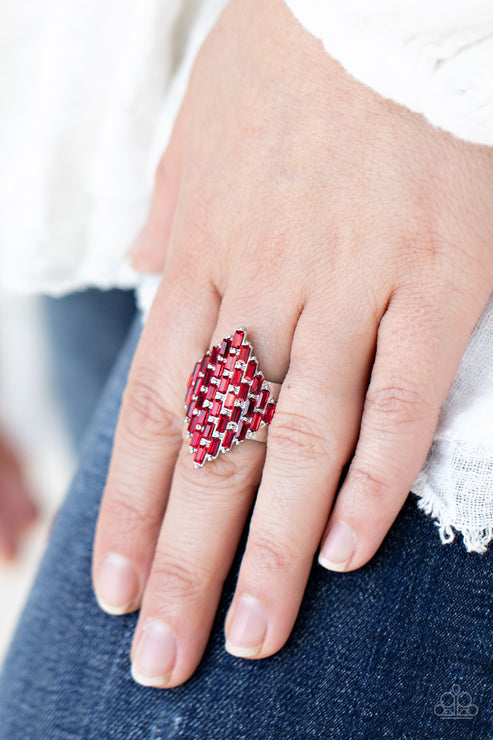 Paparazzi Accessories: Hive Hustle Red Ring