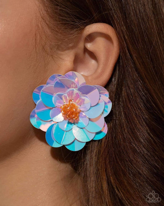 Paparazzi Accessories: Floating Florals Multi Post Earring
