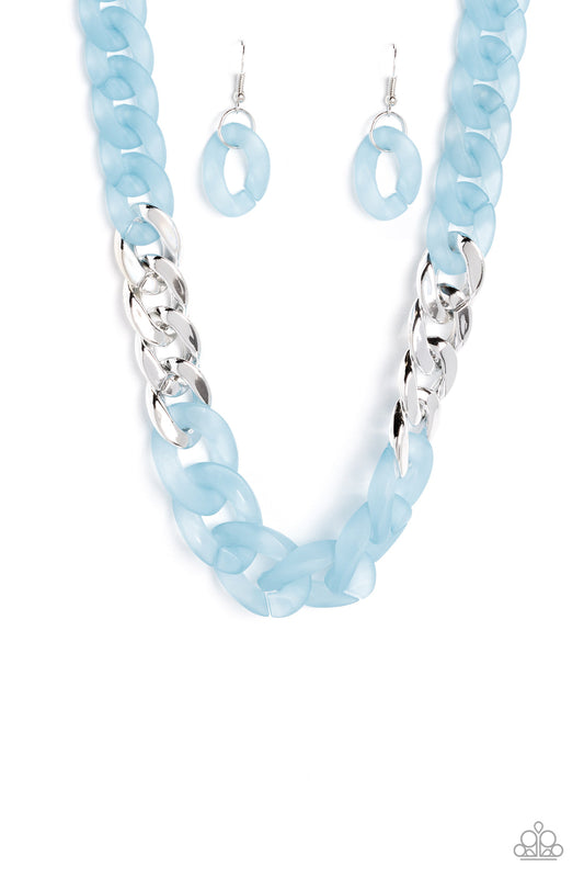 Paparazzi Accessories: Curb Your Enthusiasm Blue Necklace