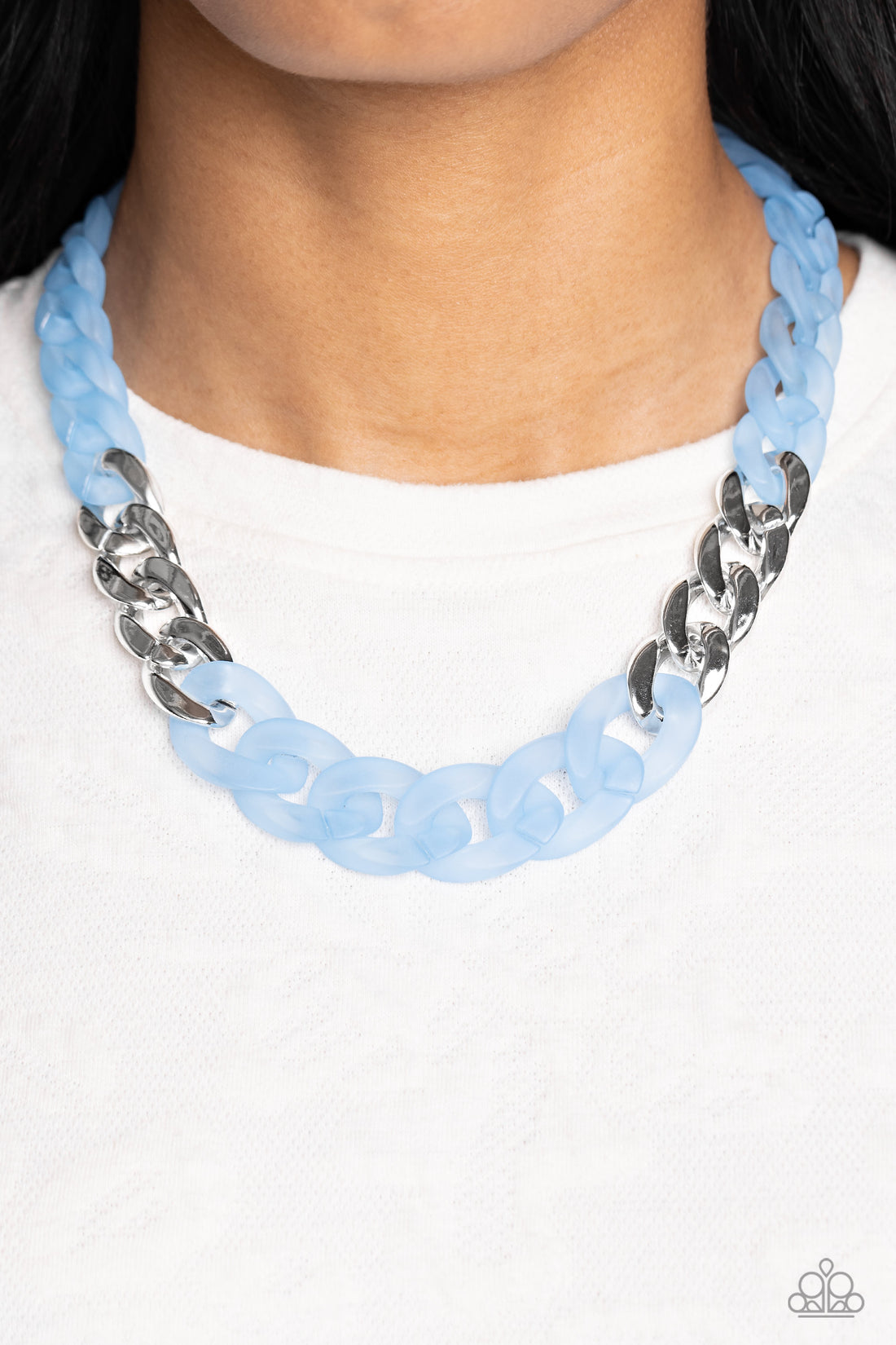 Paparazzi Accessories: Curb Your Enthusiasm Blue Necklace