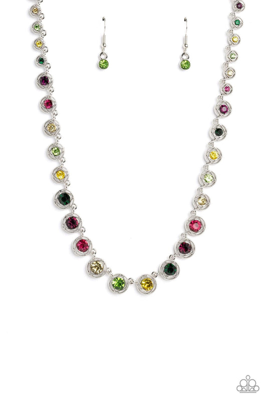 Paparazzi Accessories: Kaleidoscope Charm Multi Necklace