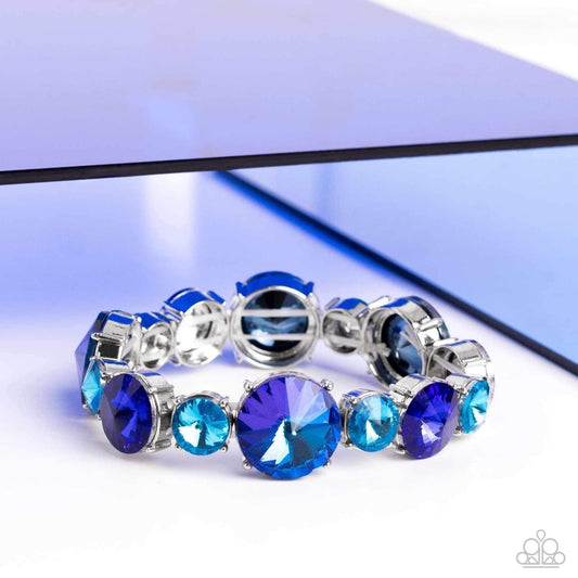 Paparazzi Accessories: Refreshing Radiance Blue Bracelet (August 23)