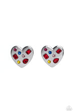 Paparazzi Accessories: Relationship Ready Red Post Earring