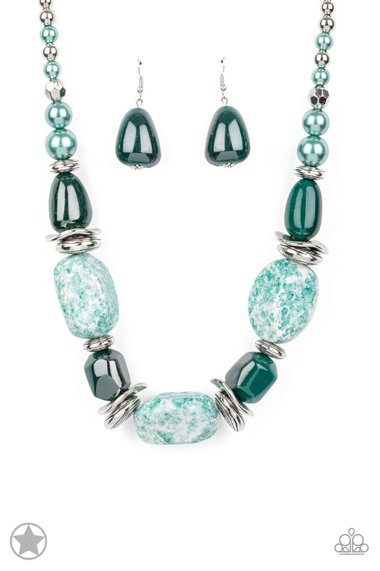 Paparazzi Accessories: In Good Glazes - Blue Necklace