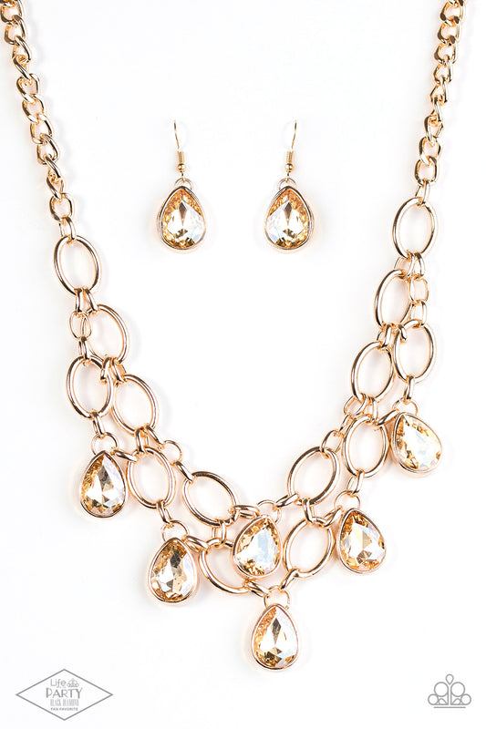 Paparazzi Accessories: Show-Stopping Shimmer - Gold Necklace