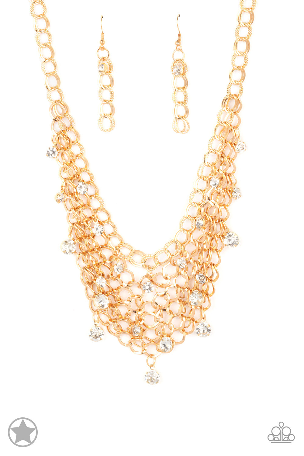 Paparazzi Accessories: Fishing for Compliments - Gold Necklace