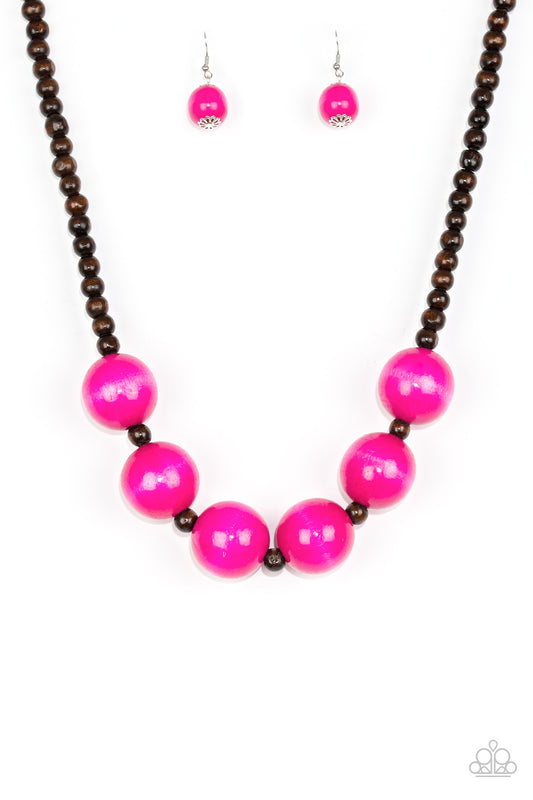 Paparazzi Accessories: Oh My Miami - Pink Necklace