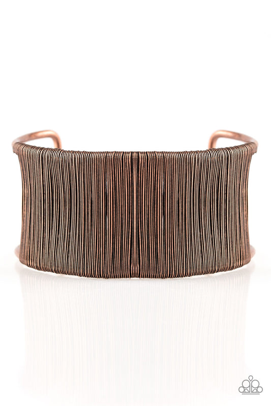 Paparazzi Accessories: Metal Mecca - Copper Bracelet