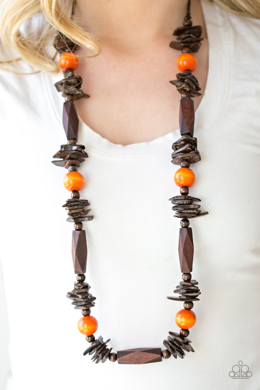 Paparazzi Accessories: Cozumel Coast - Orange Necklace