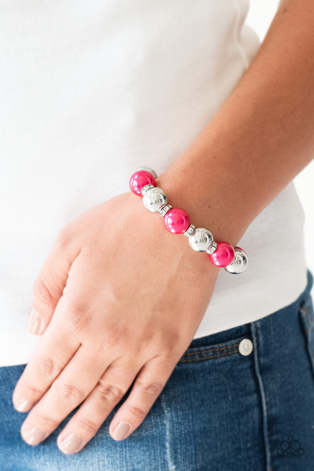 Paparazzi Accessories: So Not Sorry - Pink Bracelet