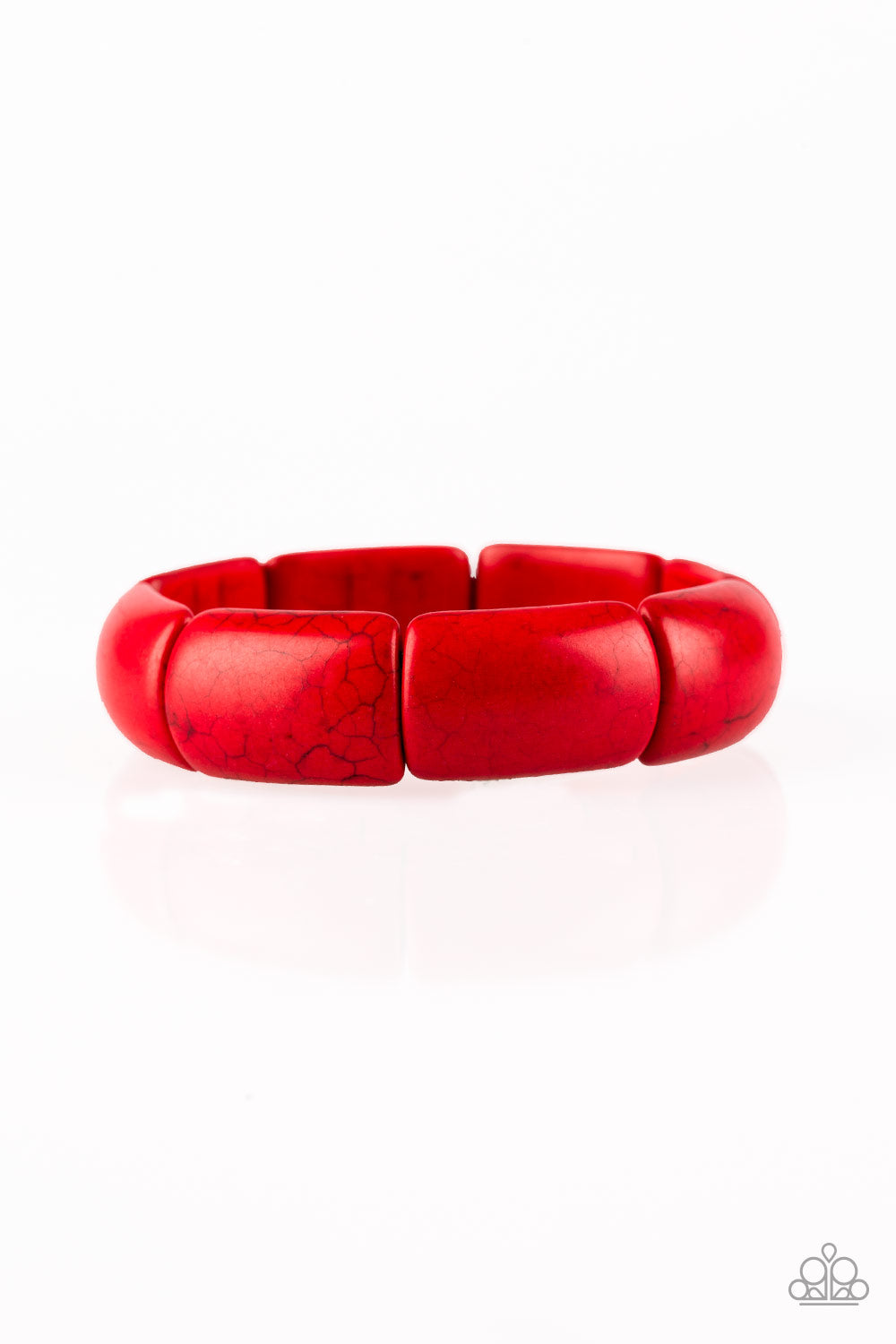 Paparazzi Accessories: Peace Out - Red Bracelet