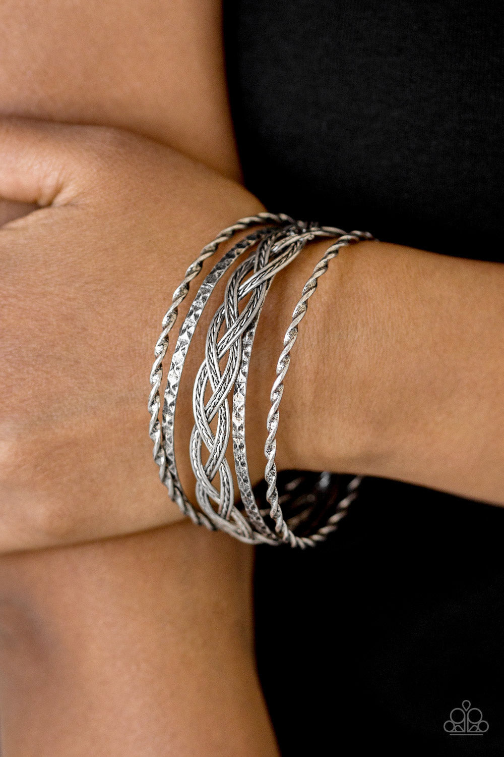 Paparazzi Accessories: Straight Street - Silver Bracelet