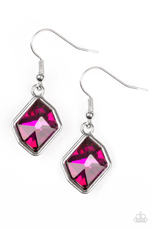 Paparazzi Accessories: Glow It Up - Pink Earring