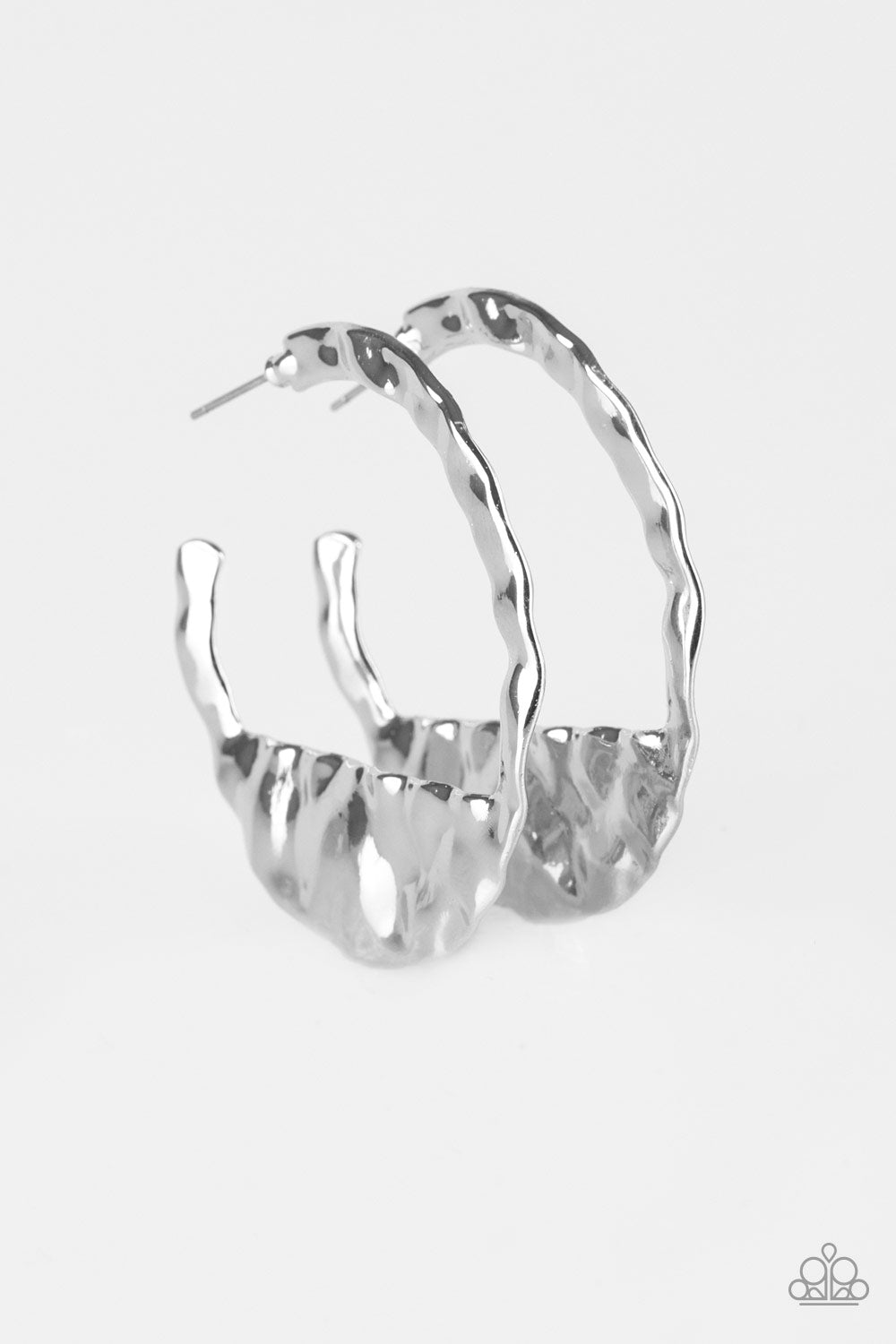 Paparazzi Accessories: The BEAST Of Me - Silver Earring