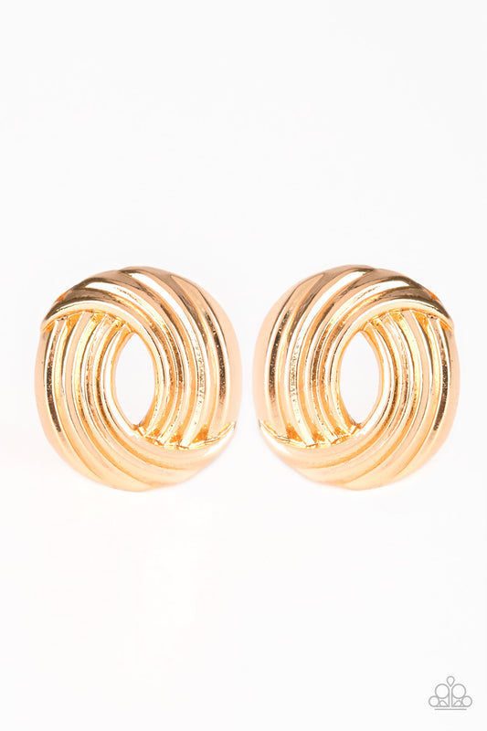 Paparazzi Accessories: Rare Refinement - Gold Earring