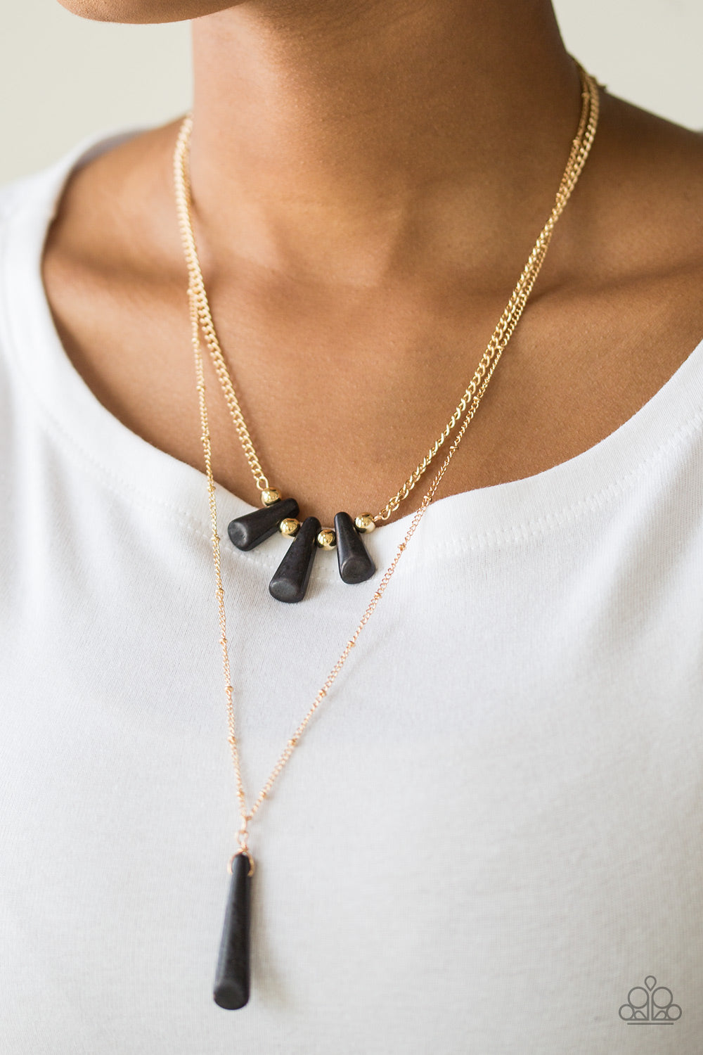 Paparazzi Accessories: Basic Groundwork - Black Necklace