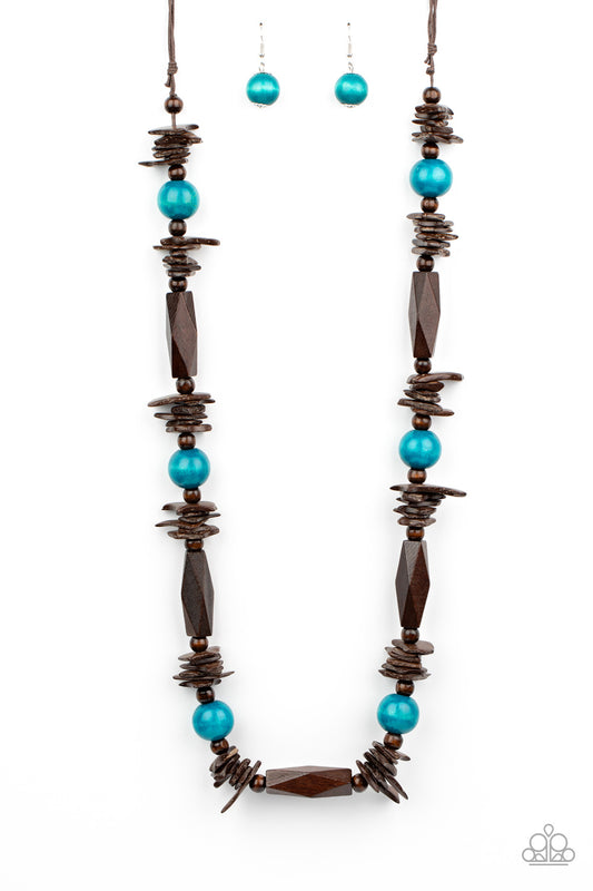 Paparazzi Accessories: Cozumel Coast - Blue Necklace