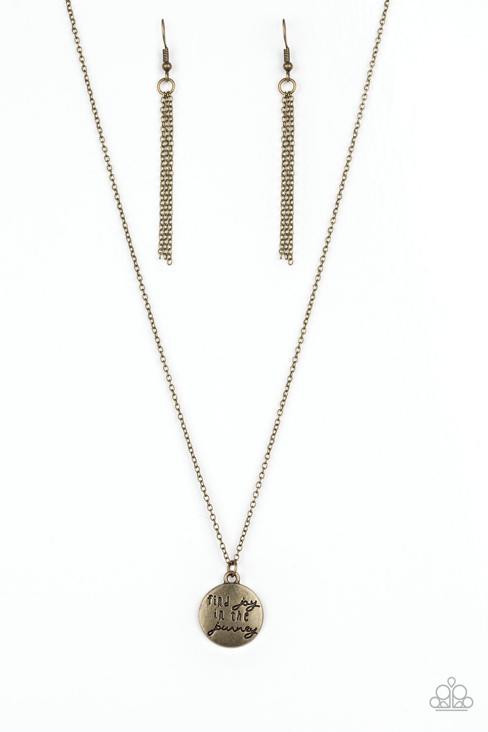 Paparazzi Accessories: Find Joy - Brass Necklace