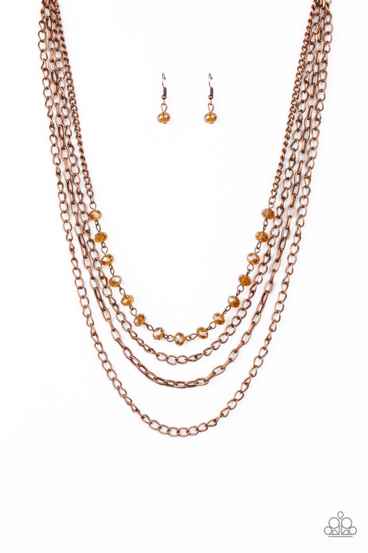 Paparazzi Accessories: Extravagant Elegance - Copper Necklace