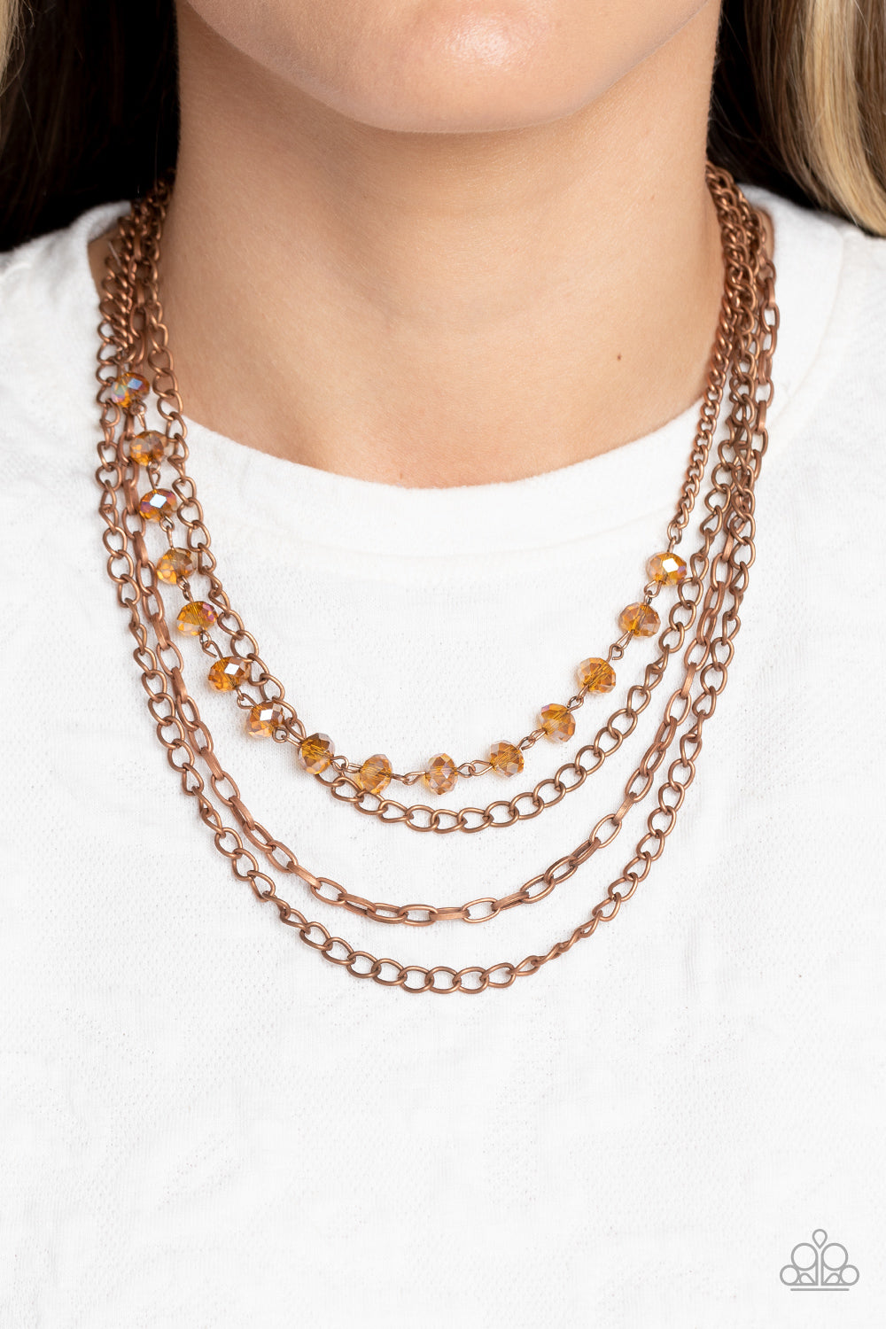 Paparazzi Accessories: Extravagant Elegance - Copper Necklace