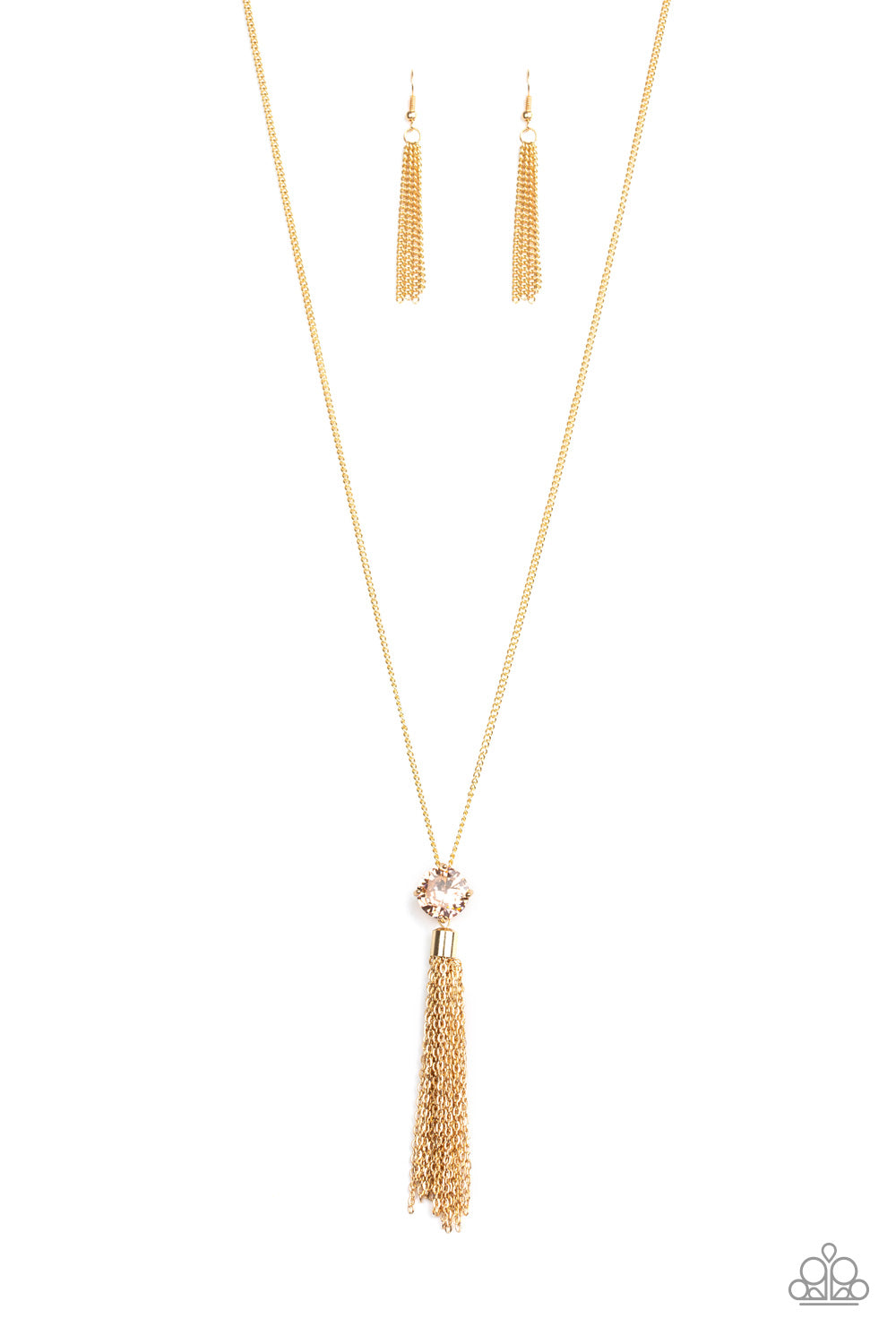 Paparazzi Accessories: Five-Alarm FIREWORK - Gold Necklace