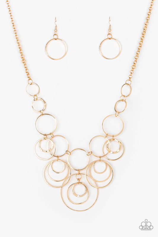 Paparazzi Accessories: Break The Cycle - Gold Necklace