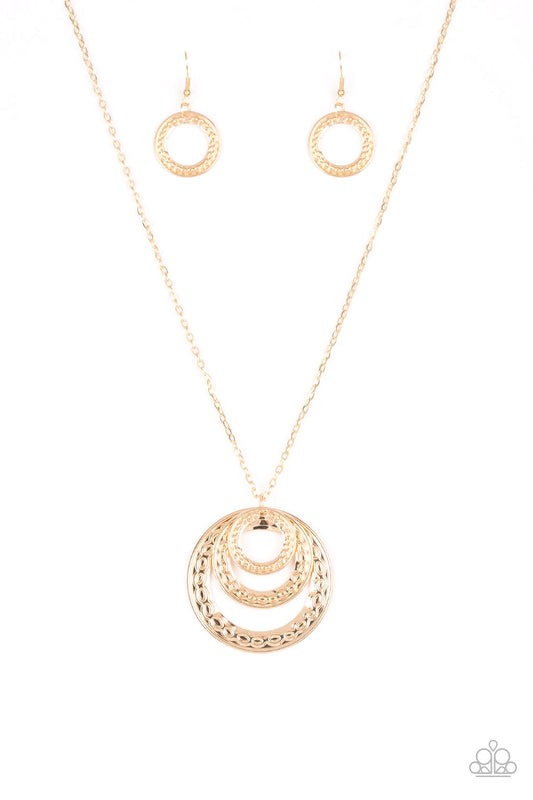 Paparazzi Accessories: Savagely She-Wolf - Gold Necklace