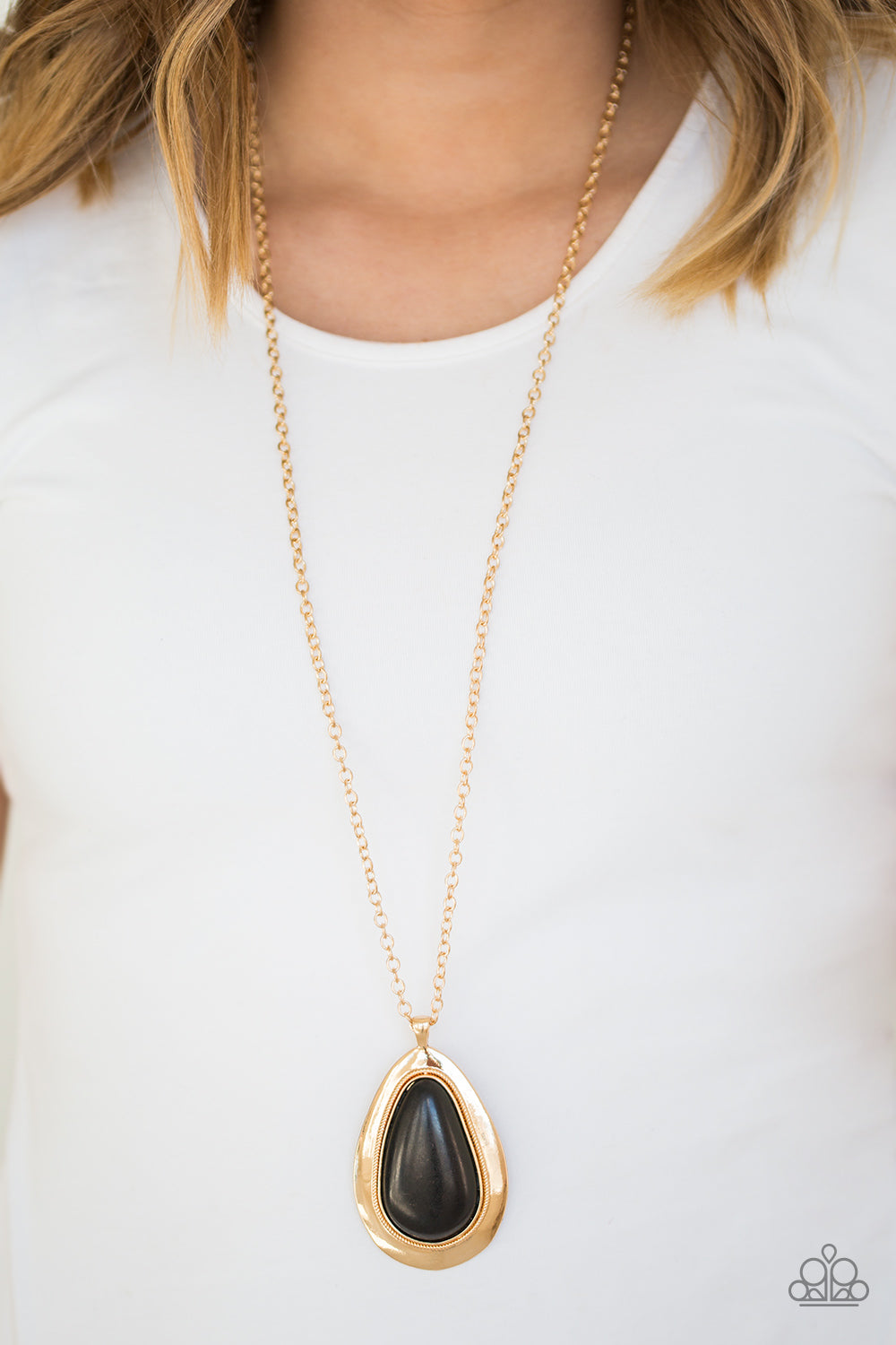 Paparazzi Accessories: BADLAND To The Bone - Gold Necklace