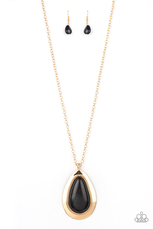 Paparazzi Accessories: BADLAND To The Bone - Gold Necklace