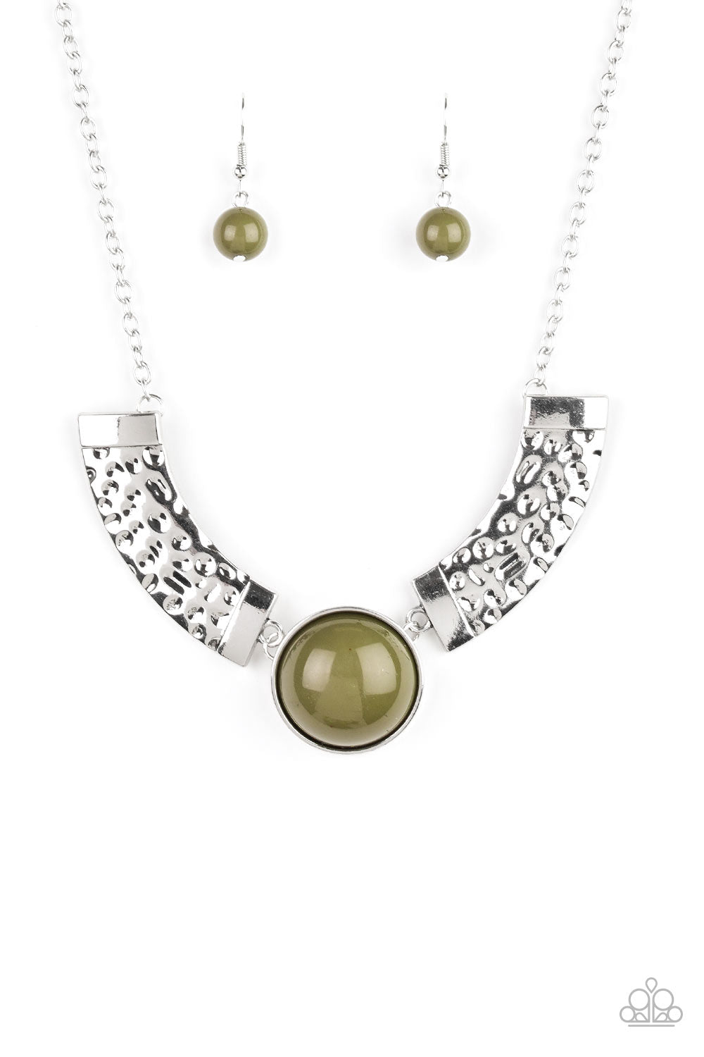 Paparazzi Accessories: Egyptian Spell - Green Necklace