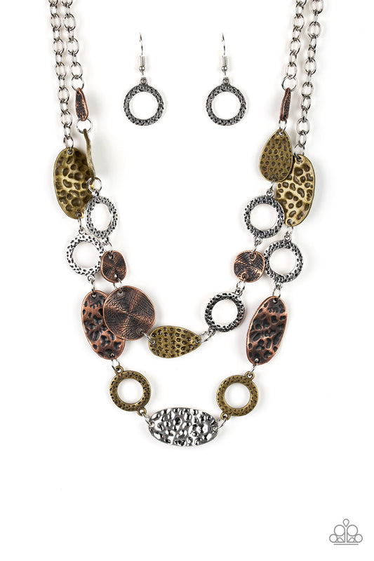 Paparazzi Accessories: Trippin On Texture - Multi Necklace