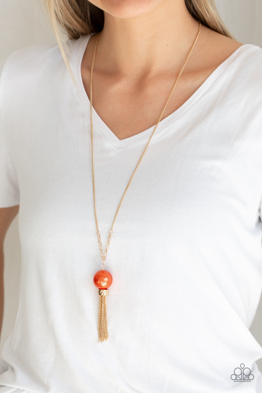 Paparazzi Accessories: Belle of the BALLROOM - Orange Necklace