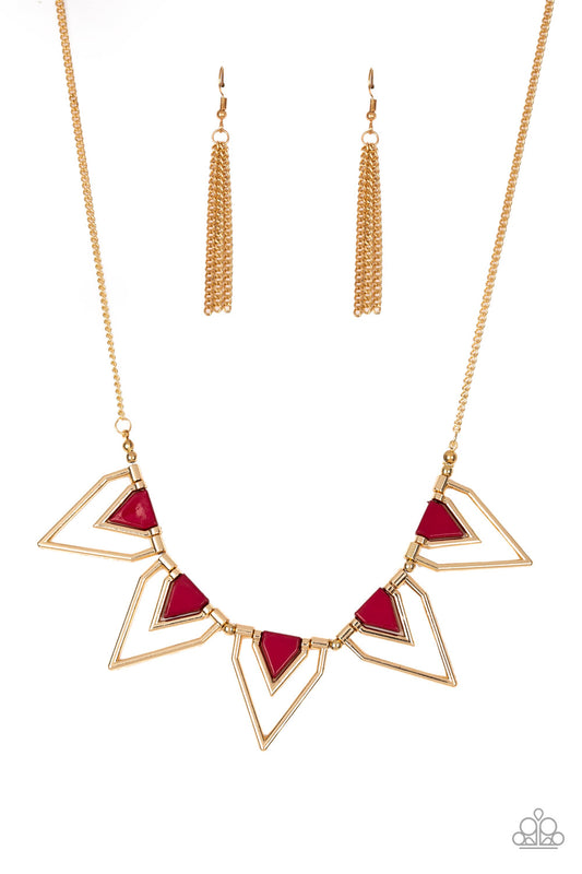 Paparazzi Accessories: The Pack Leader - Red Necklace
