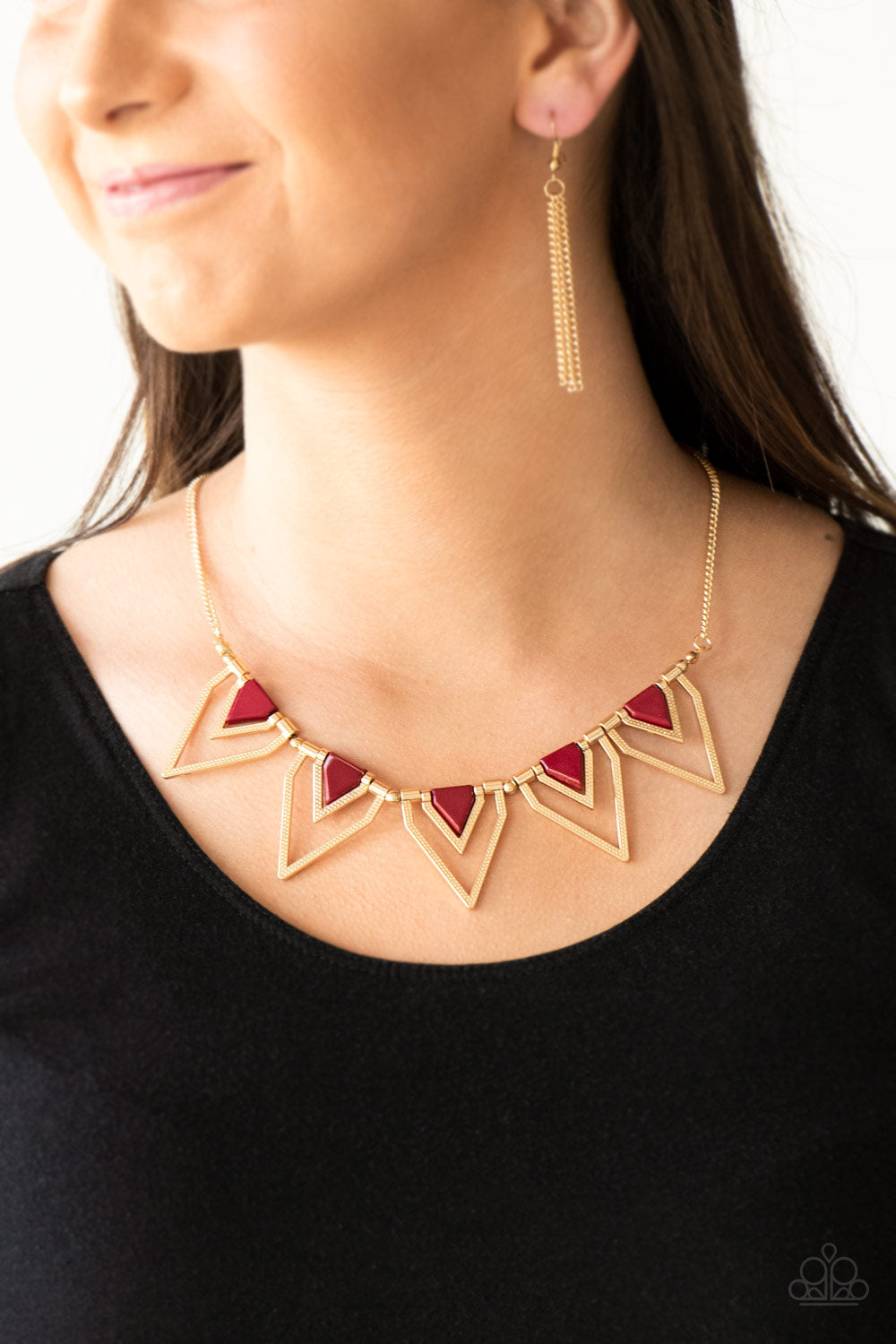Paparazzi Accessories: The Pack Leader - Red Necklace