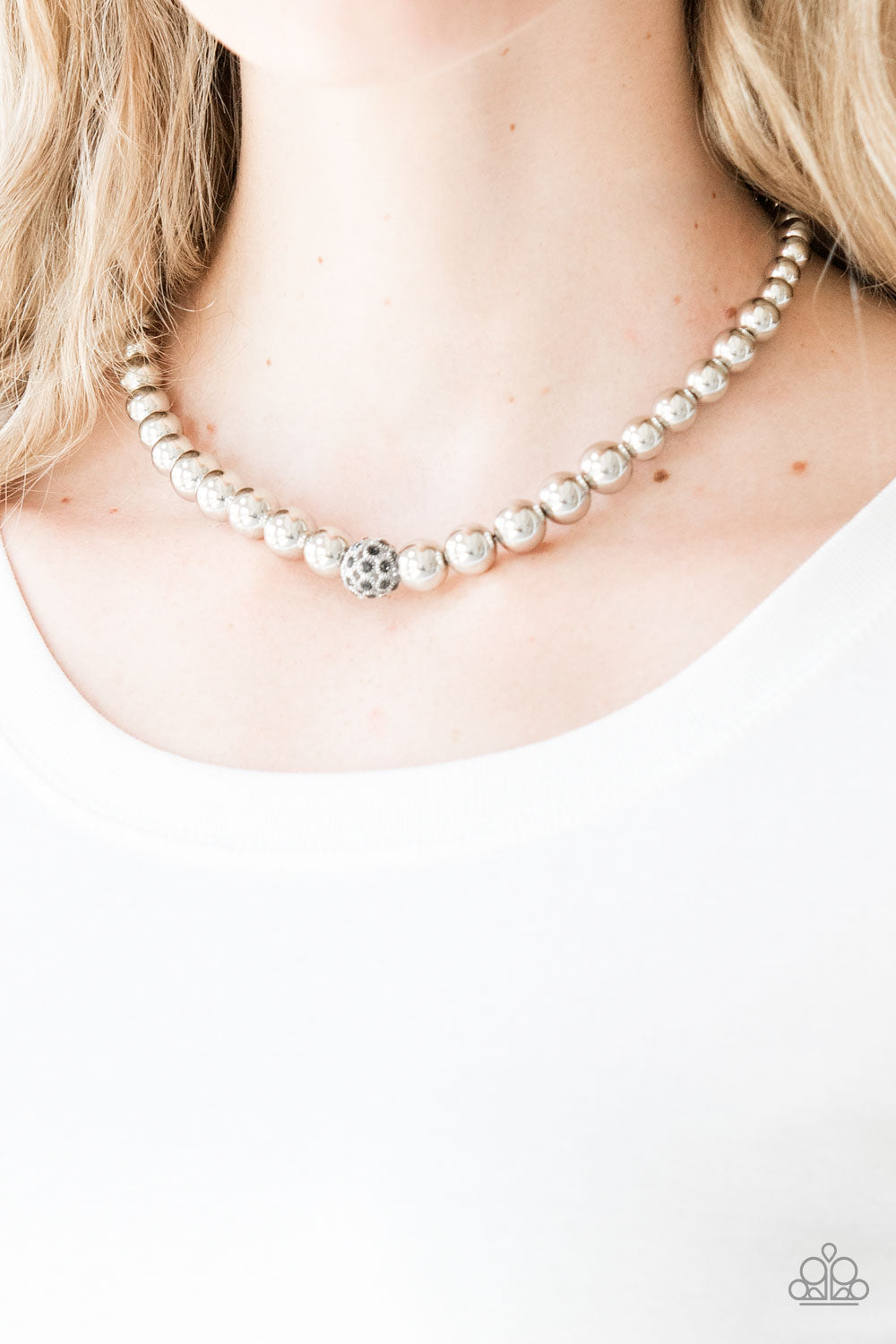 Paparazzi Accessories: High-Stakes FAME - Silver Necklace