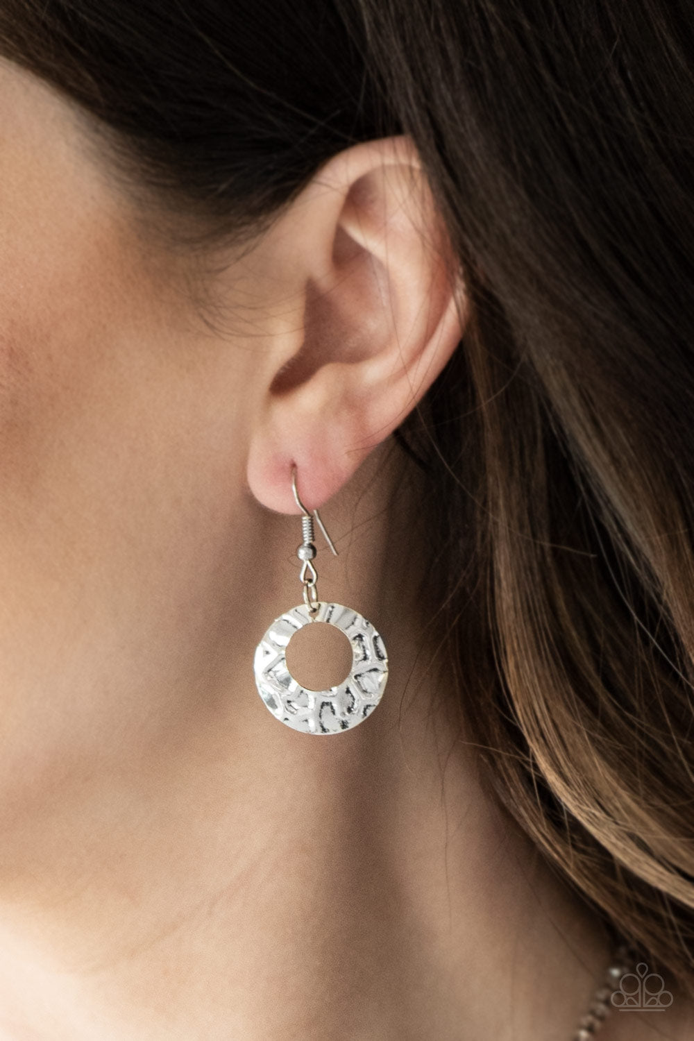 Paparazzi Accessories: Texture Trio - Silver Necklace