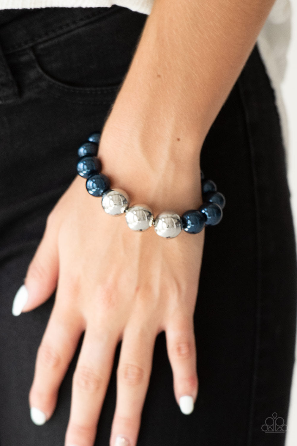 Paparazzi Accessories: All Dressed UPTOWN - Blue Bracelet