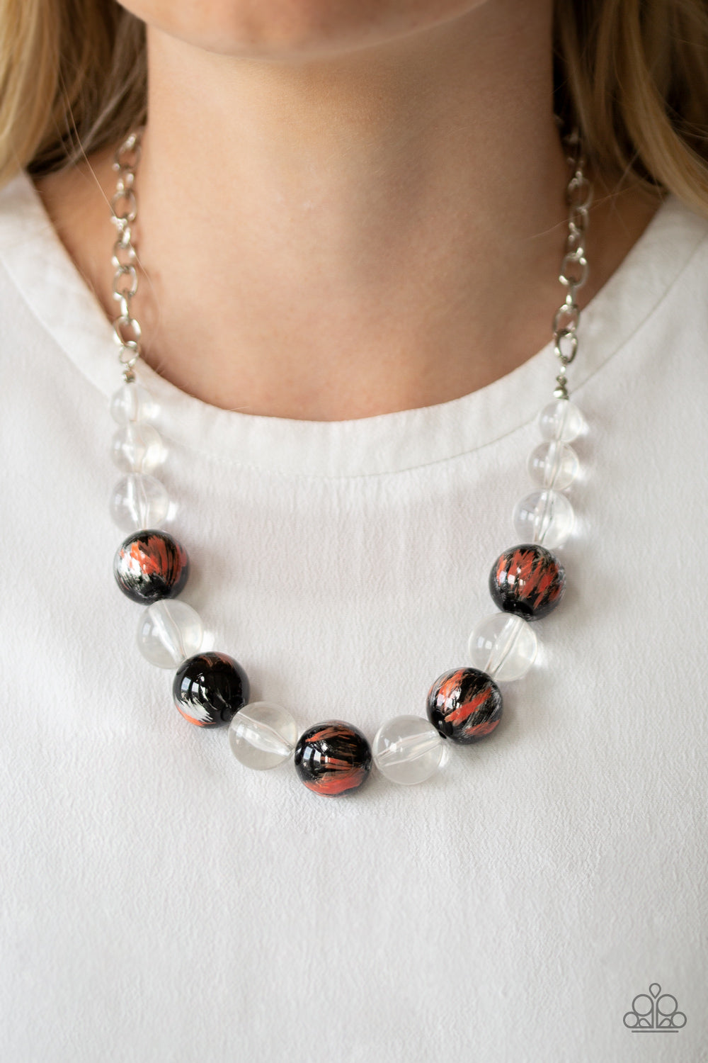 Paparazzi Accessories: Torrid Tide - Orange Necklace