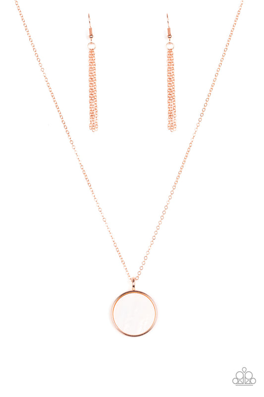 Paparazzi Accessories: Shimmering Seashores - Copper Necklace