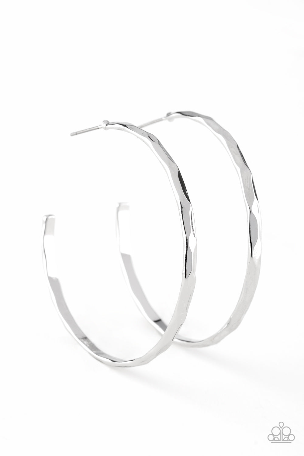Paparazzi Accessories: Geo Edge - Silver Earring