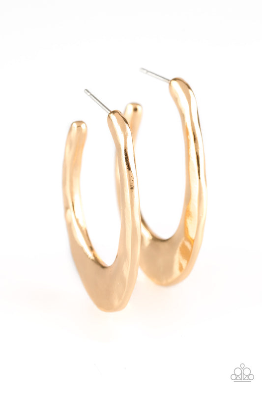 Paparazzi Accessories: HOOP Me Up! - Gold Earring