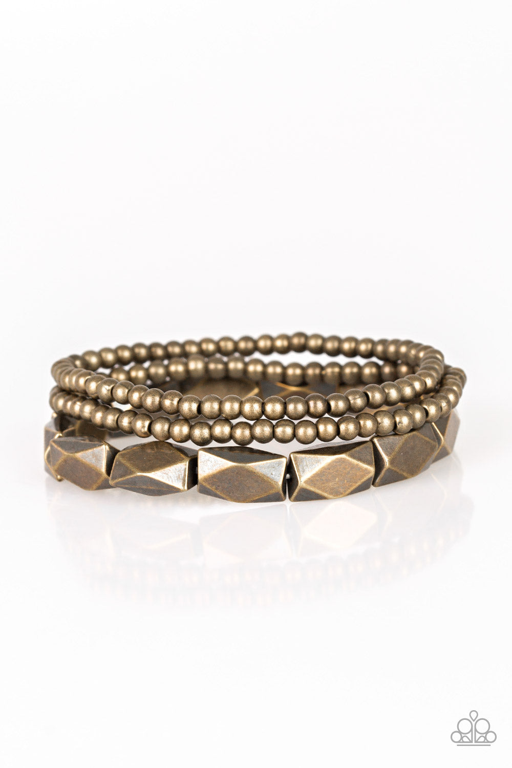 Paparazzi Accessories: Metal Movement - Brass Bracelet