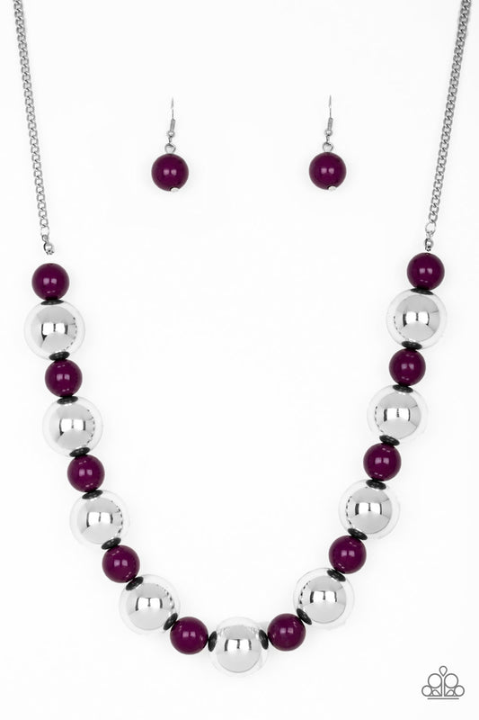 Paparazzi Accessories: Top Pop - Purple Necklace