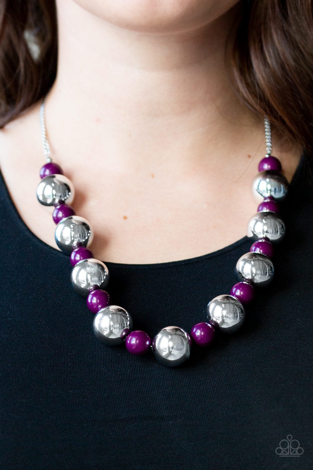 Paparazzi Accessories: Top Pop - Purple Necklace