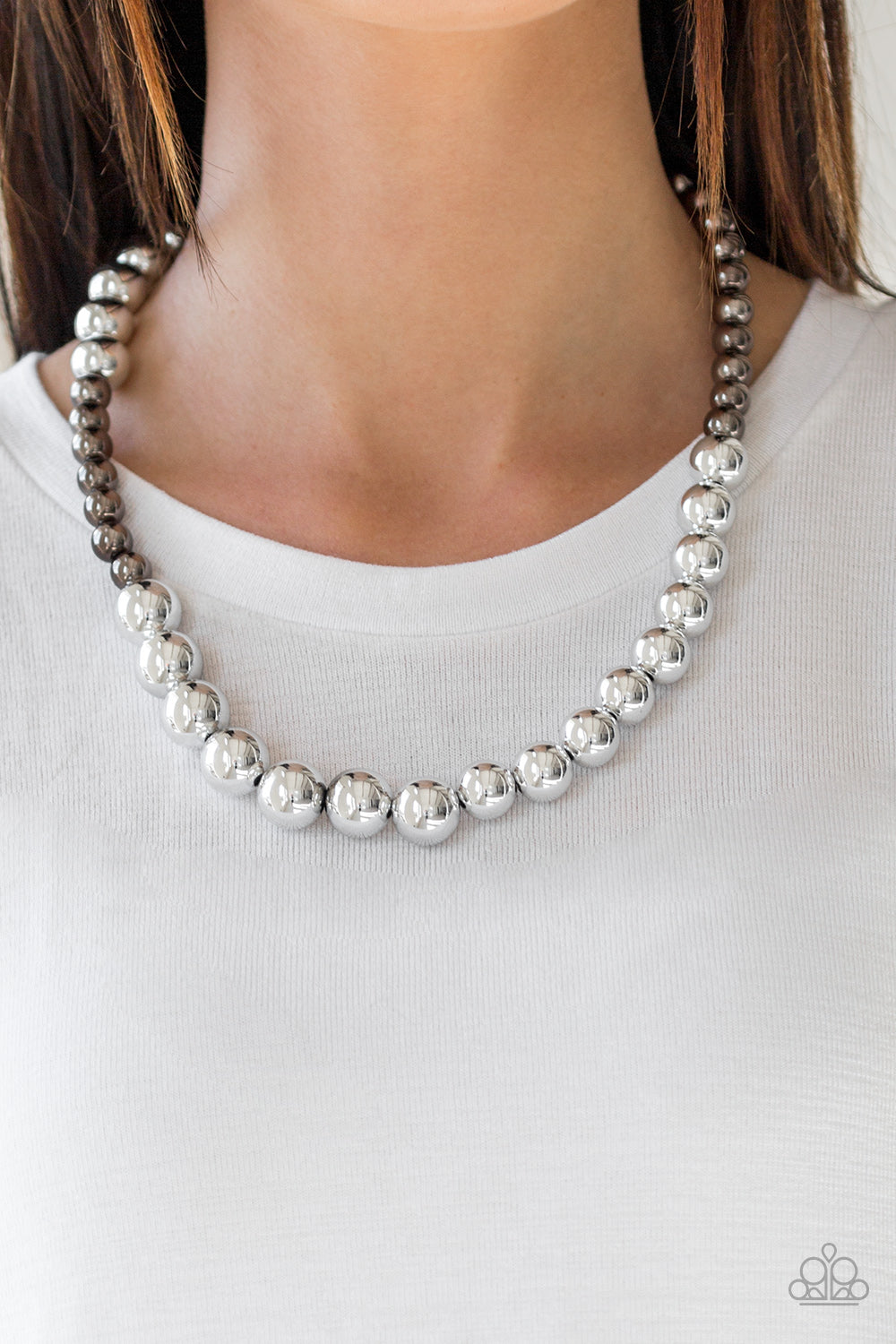 Paparazzi Accessories: Power To The People - Silver Necklace