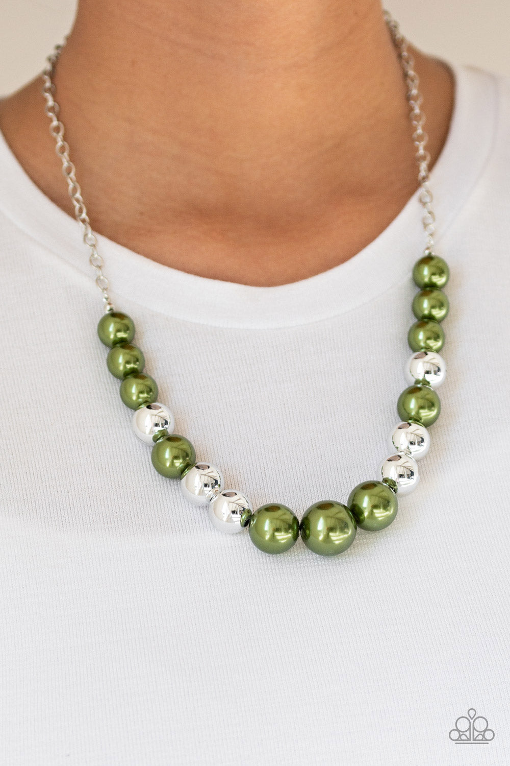 Paparazzi Accessories: Take Note - Green Necklace