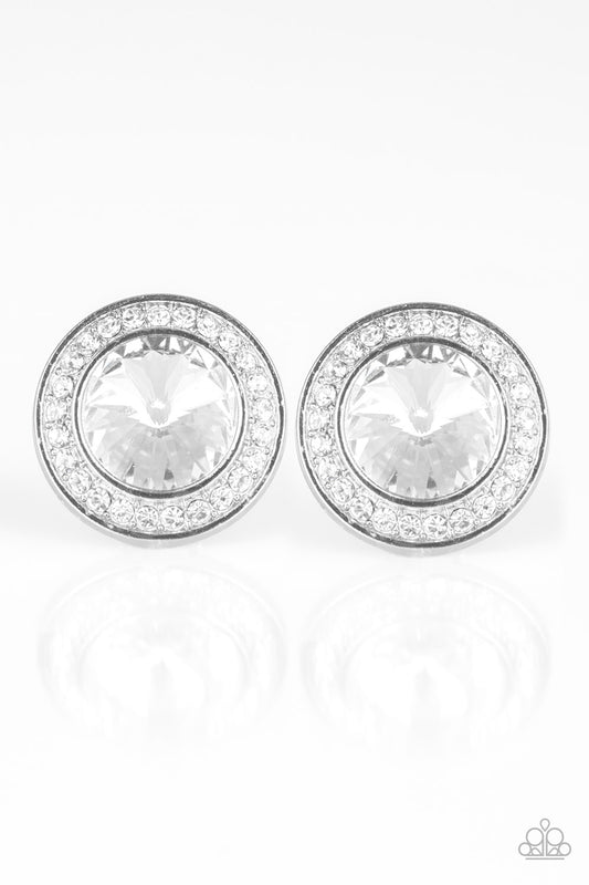 Paparazzi Accessories: What Should I BLING? - White Earring