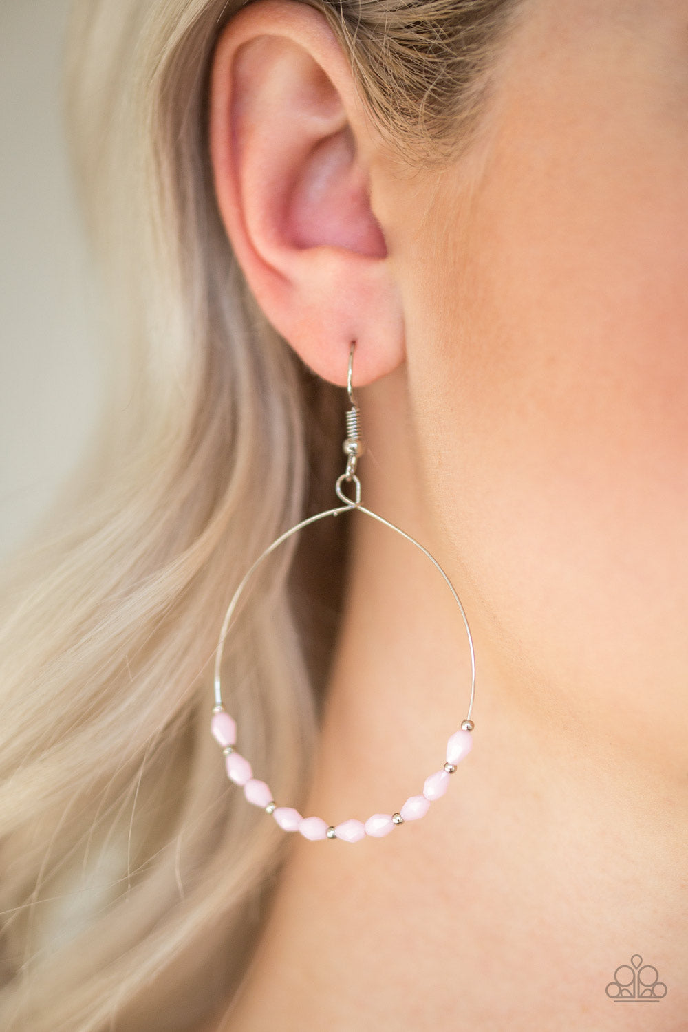 Paparazzi Accessories: Prize Winning Sparkle - Pink Earring