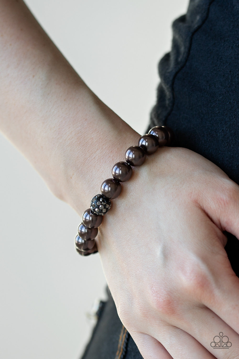 Paparazzi Accessories: POSHing Your Luck - Black Bracelet