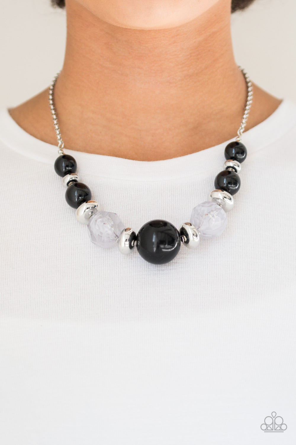Paparazzi Accessories: Daytime Drama - Black Necklace